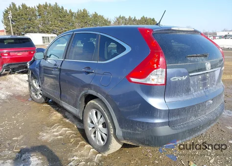 2013 Honda Cr-V Ex z USA, uszkodzony, nr VIN 2HKRM4H50DH619872